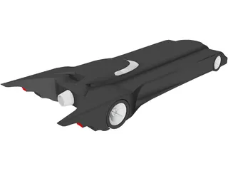 Batmobile 3D Model preview