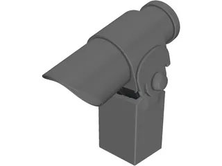 Public Binoculars 3D Model preview