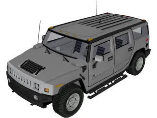 Hummer 3D Model preview