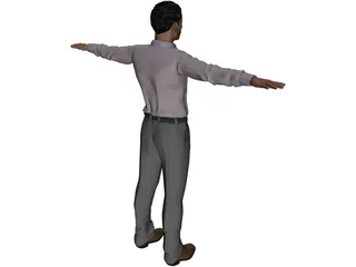 Business Man 3D Model preview