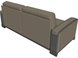 Ellesalotti Zenone Sofa 3D Model preview