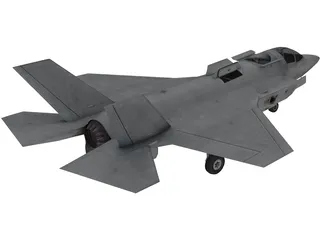 Lockheed Martin JSF F-35 3D Model preview