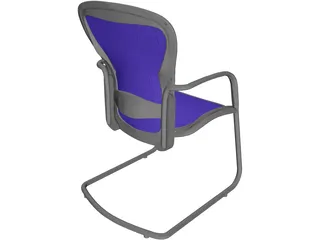 Office Chair 3D Model preview