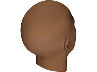 Dr Dre Head 3D Model preview