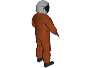 Astronaut 3D Model preview