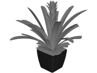 Potted Plant 3D Model preview