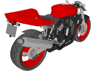 Suzuki Street Fighter 3D Model preview