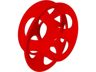 Moebius Strip 3D Model preview