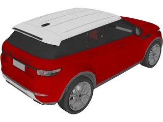Range Rover Evoque 3D Model preview