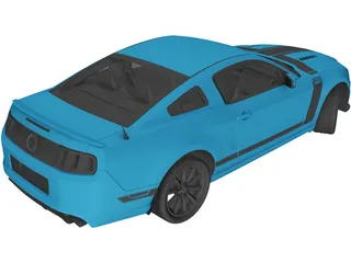 Ford Mustang Boss 302 (2013) 3D Model preview