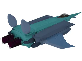 F-150 Fighter 3D Model preview