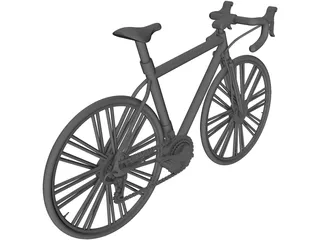 Race Bicycle 3D Model preview