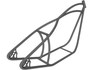Chopper Frame 3D Model preview