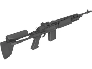 M14 EBR 3D Model preview