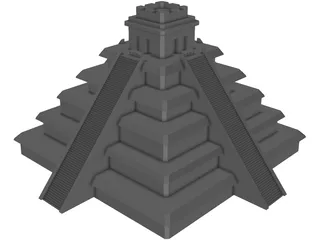 Pyramid Egyptian 3D Model preview