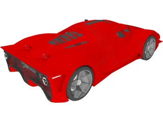 Ferrari P4/5 Pininfarina 3D Model preview