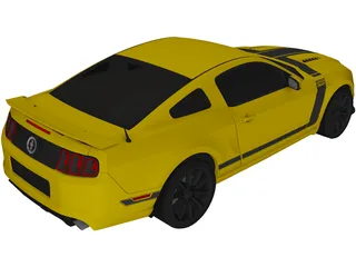 Ford Mustang Boss 302 (2013) 3D Model preview