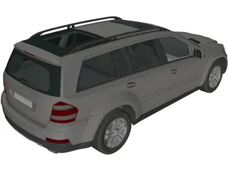 Mercedes-Benz GL 450 3D Model preview