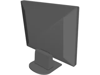 TFT Monitor 3D Model preview