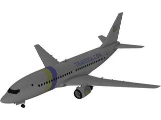 Boeing 737 3D Model preview