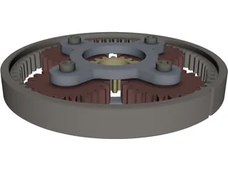 Planetary Gear 3D Model preview