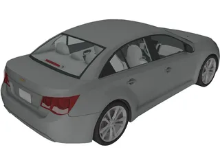 Chevrolet Cruze 3D Model preview