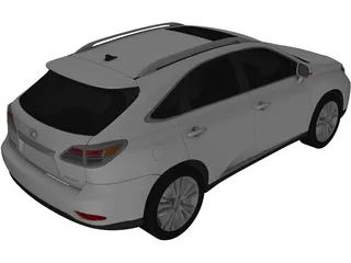 Lexus RX450h 3D Model preview