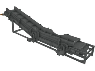 Chain Conveyor 3D Model preview