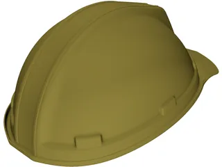 Worker Helmet 3D Model preview