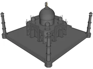 Taj Mahal 3D Model preview