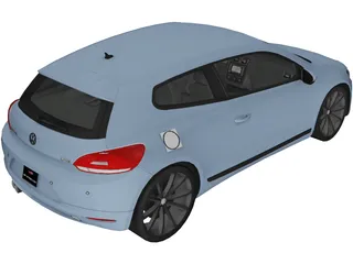 Volkswagen Scirocco 3D Model preview