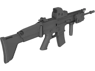 MK16 3D Model preview
