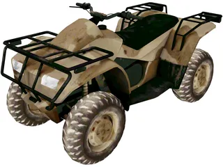 Quad 3D Model preview