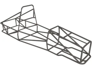 UNR Formula SAE 2014 Chassis 3D Model preview