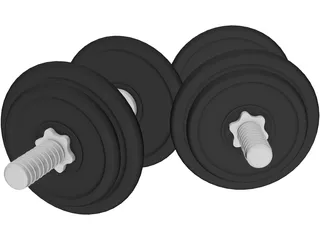 Dumbbell 3D Model preview