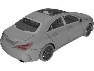 Mercedes-Benz CLA260 Sport Sedan (2014) 3D Model preview