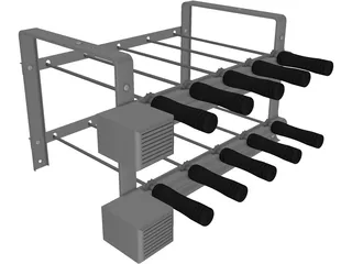 Barbecue Grill 3D Model preview