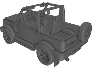Suzuki Samurai 3D Model preview