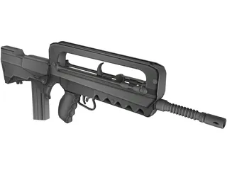 Famas 3D Model preview