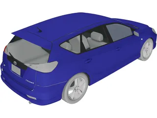 Toyota Caldina 3D Model preview