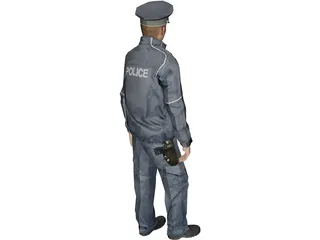 Policeman 3D Model preview