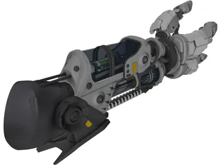 Robot Arm 3D Model preview
