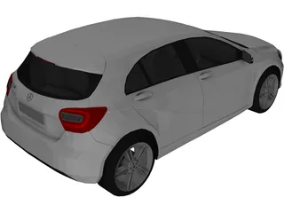 Mercedes-Benz A250 (2012) 3D Model preview