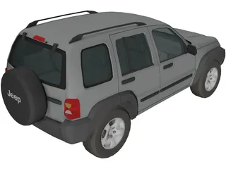 Jeep Liberty (2010) 3D Model preview