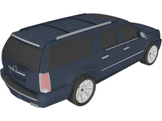 Cadillac Escalade ESV (2013) 3D Model preview