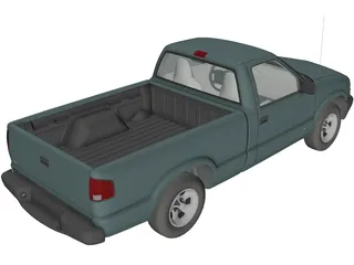 Chevrolet S10 Pickup 3D Model preview