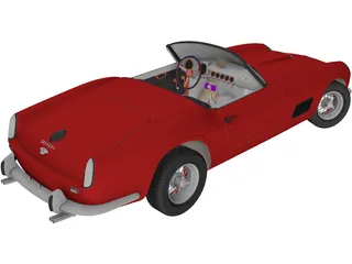 Ferrari 250 (1960) 3D Model preview