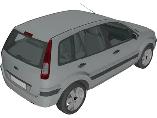 Ford Fusion Hatchback (2006) 3D Model preview