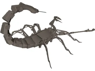 Cyber Scorpion 3D Model preview