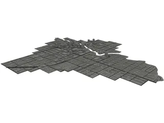 Fort Lauderdale Downtown 3D Model preview